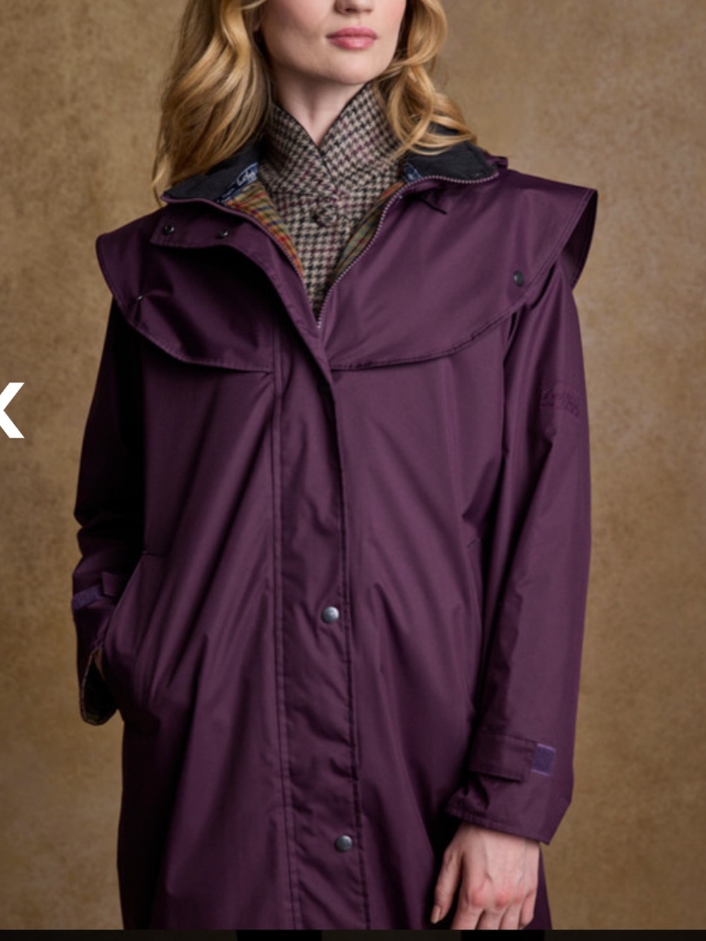 Jack Murphy Donegal Blackberry Waterproof Full Length Coat US 10 - Picture 9 of 12